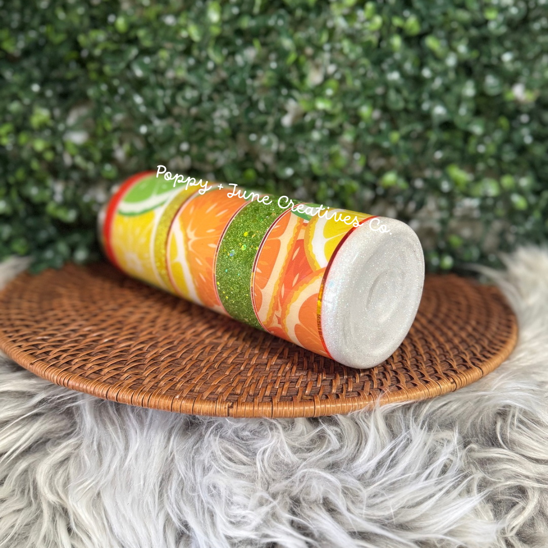 Tumbler - 20oz Stainless Steel - Summer Citrus