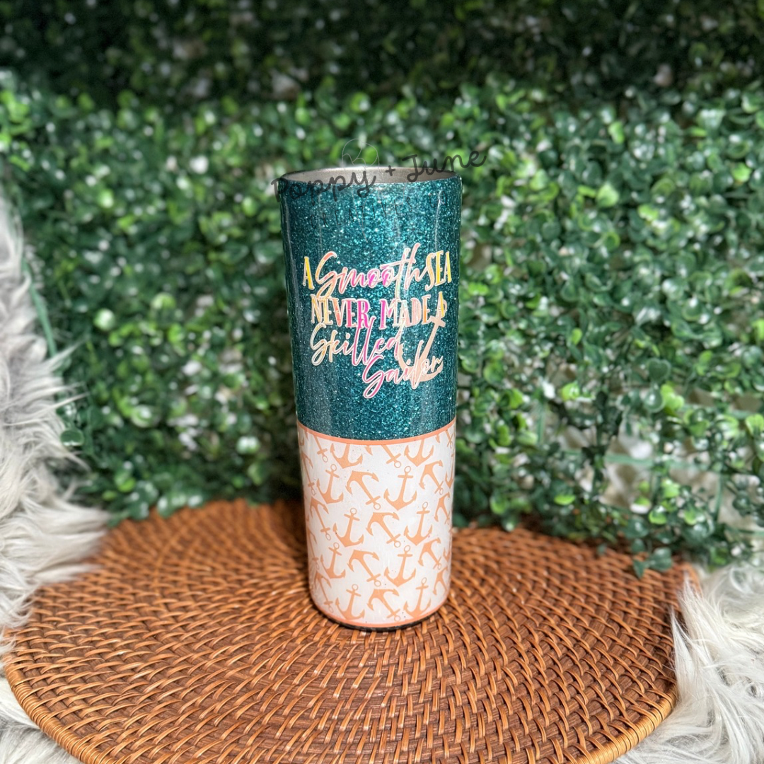 Tumbler - 20oz Stainless Steel - Nautical Skilled Sailor