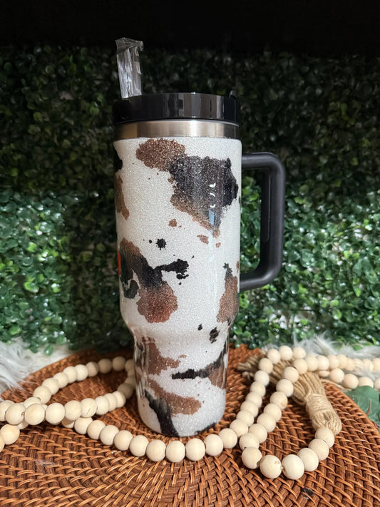 MADE TO ORDER - Stanley - Cow Hide Print